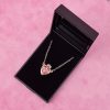 Jewelled Heart Necklace - Image 4