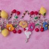 Fruity Hibiscus Rockabilly Charm Bracelet - Image 4