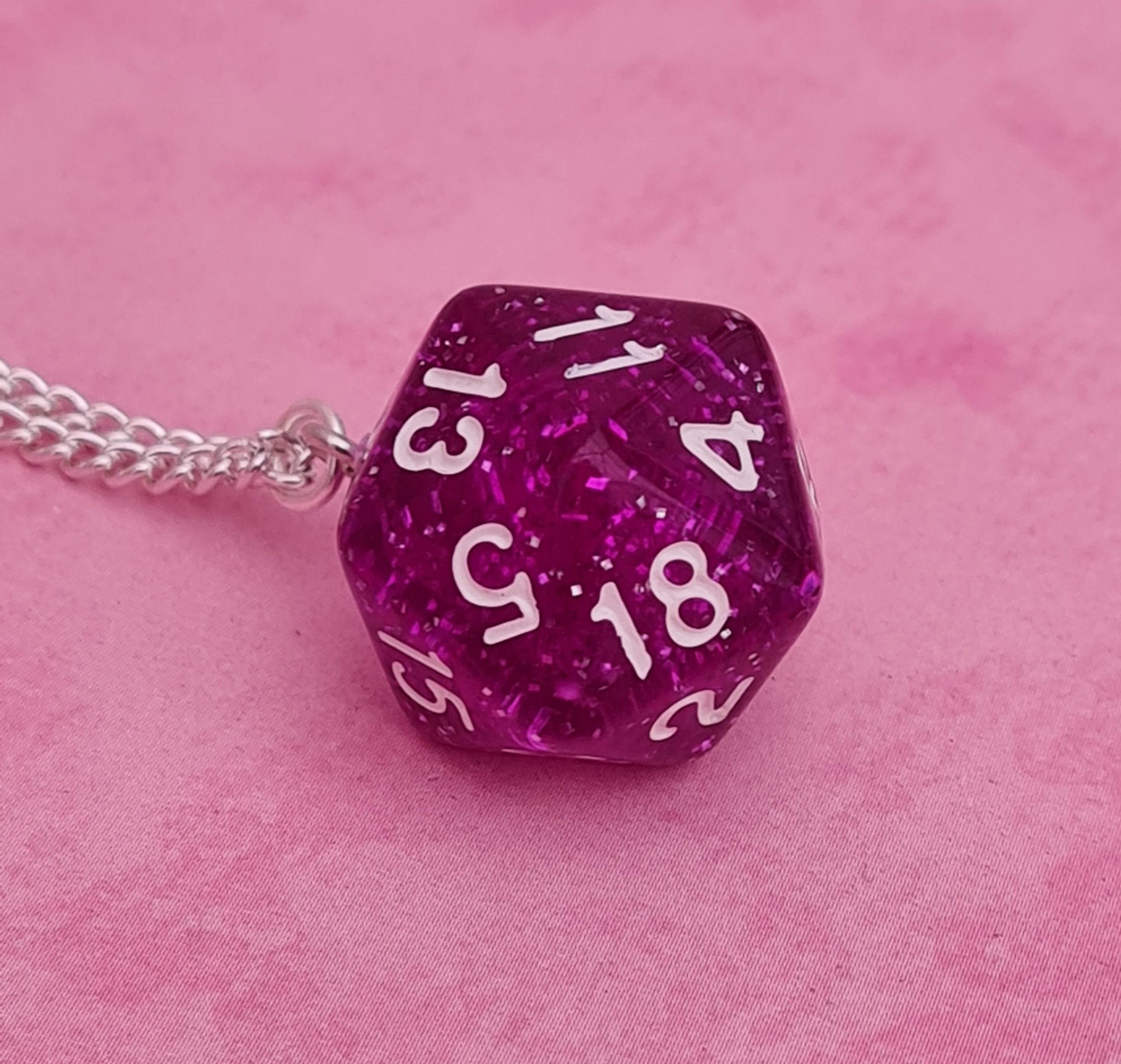 Dice Set Bracelet D20 Jewelry Polyhedral Dice Charm 