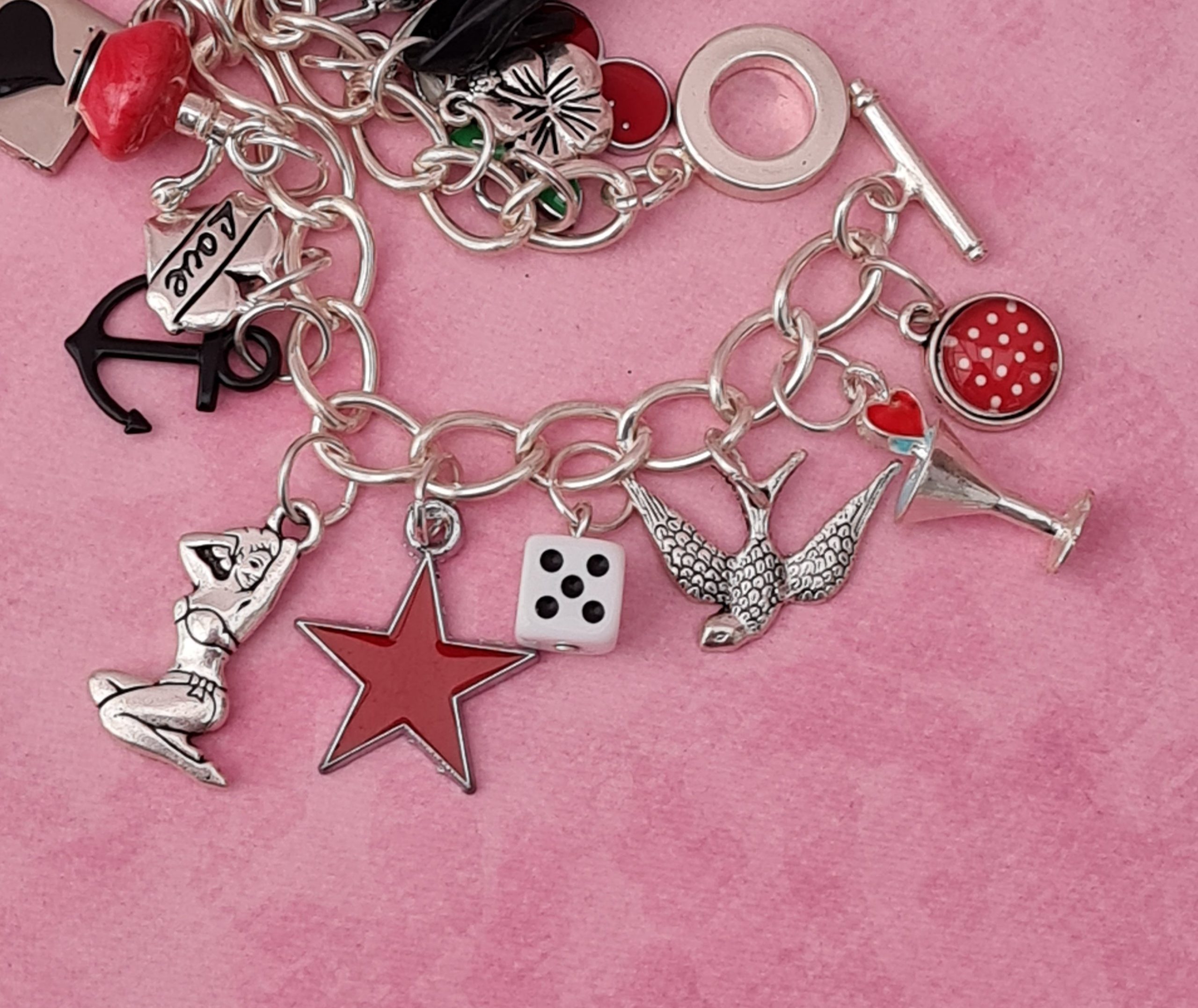 Pink Rubber Duck Charm Bracelet – Biohazard Candy