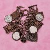 Vintage Hearts & Roses Charm Bracelet - Image 5
