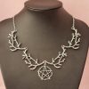 Dead Branch Pentacle Choker Necklace