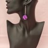 Purple D&D D20 Dice Earrings - Image 5