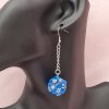 Blue D&D D20 Dice Earrings - Image 7
