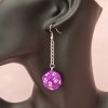 Purple D&D D20 Dice Earrings - Image 6