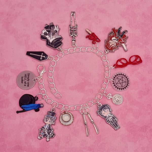 Black Butler Charm Bracelet