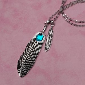 Resident Evil Claire Redfield Feather Necklace