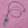 Resident Evil Claire Redfield Feather Necklace - Image 2