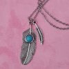 Resident Evil Claire Redfield Feather Necklace