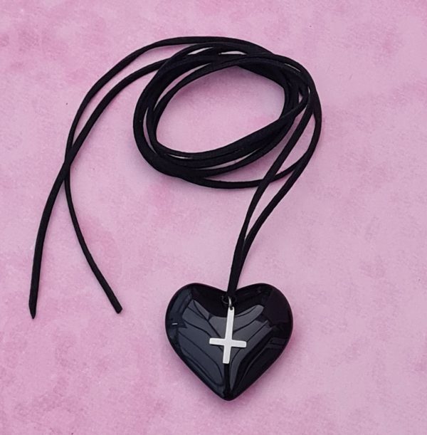 What In Hell Is Bad Satan Heart Necklace