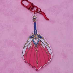 Honkai Star Rail Jiaoqiu Fan Keychain