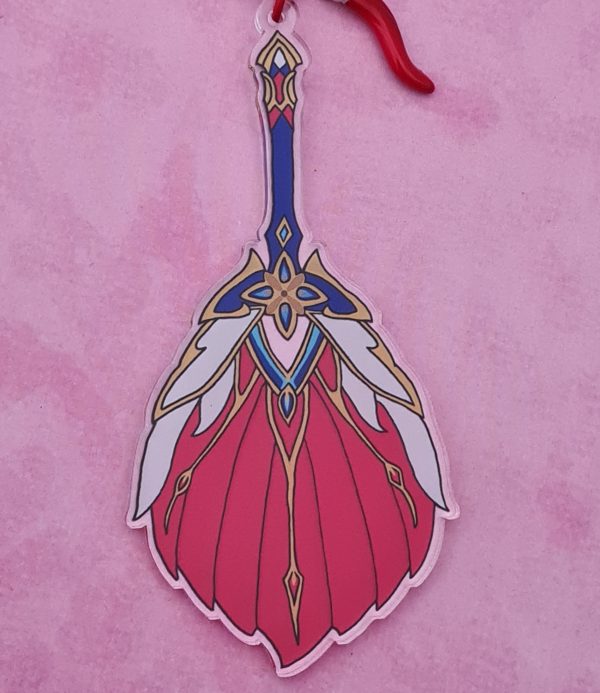 Honkai Star Rail Jiaoqiu Fan Keychain - Image 4