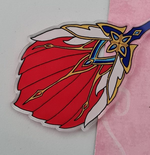 Honkai Star Rail Jiaoqiu Fan Keychain - Image 5