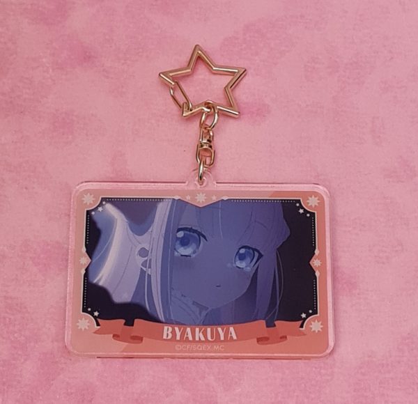 The Magical Girl and the Evil Lieutenant Byakuya Mimori Keychain