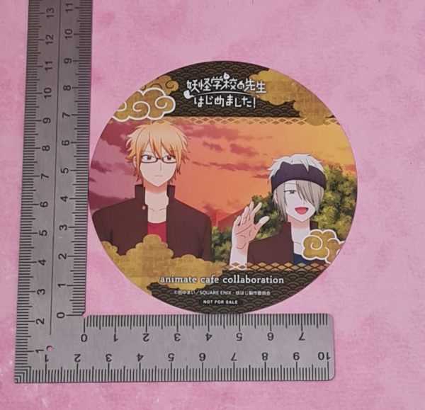 Terrified Teacher at Ghoul School Izuna & Miki Coaster - Image 2
