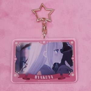 The Magical Girl and the Evil Lieutenant Byakuya Mimori Keychain