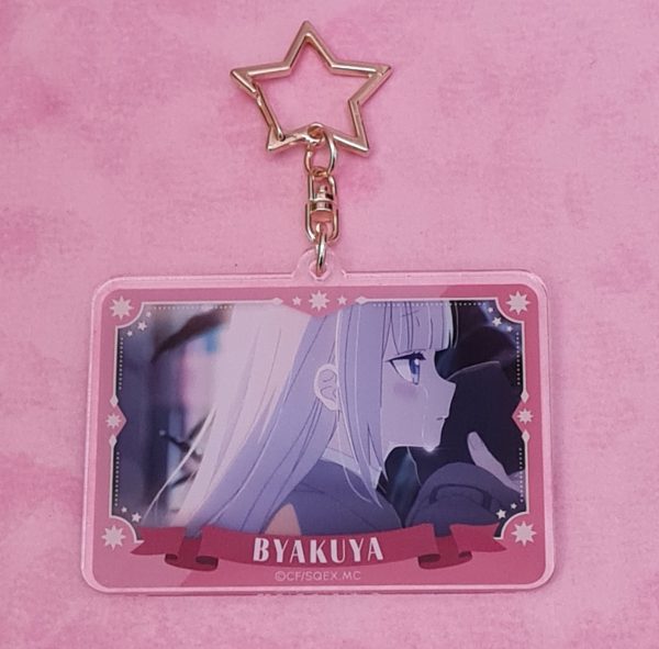 The Magical Girl and the Evil Lieutenant Byakuya Mimori Keychain