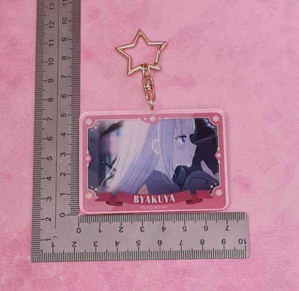 The Magical Girl and the Evil Lieutenant Byakuya Mimori Keychain - Image 2