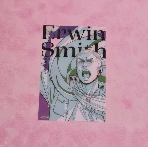 Attack On Titan Erwin Smith Plastic Card