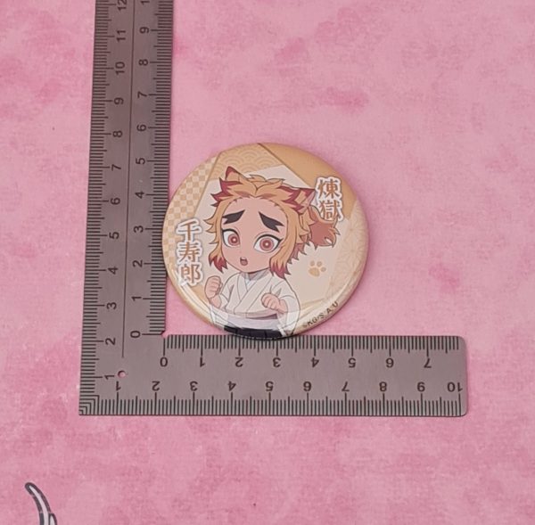 Demon Slayer Senjuro Badge - Image 2