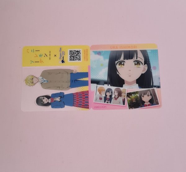 Honey Lemon Soda Uka Ishimori PVC Coaster & Card