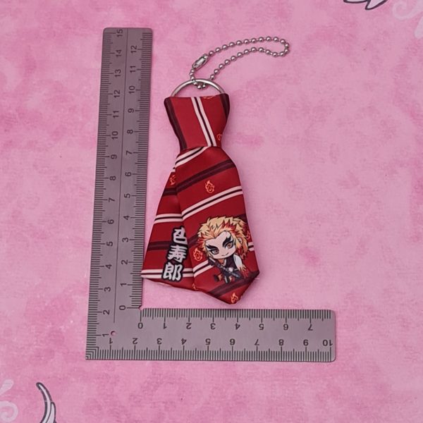 Demon Slayer Rengoku Tie Keychain - Image 2