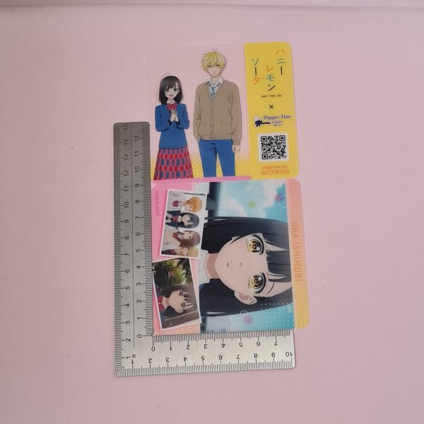 Honey Lemon Soda Uka Ishimori PVC Coaster & Card - Image 2