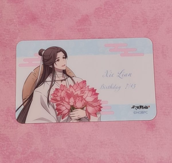 Heaven Official's Blessing Xie Lian Plastic Card