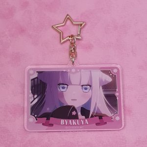 The Magical Girl and the Evil Lieutenant Byakuya Mimori Keychain