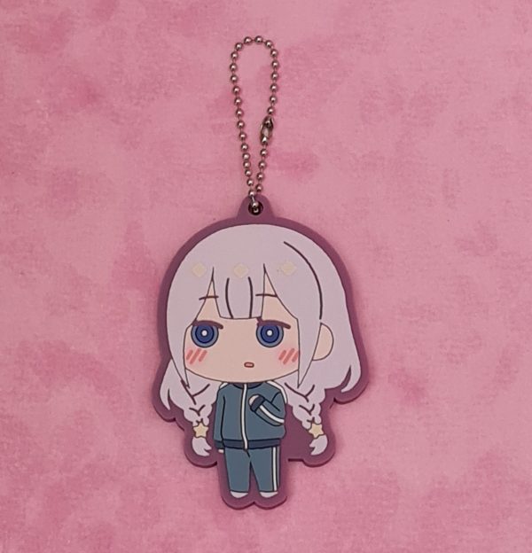 The Magical Girl and the Evil Lieutenant Byakuya Mimori Keychain