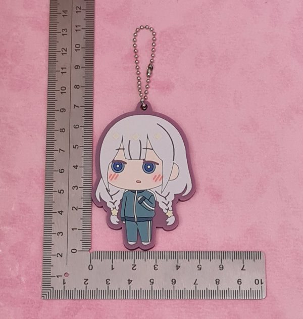 The Magical Girl and the Evil Lieutenant Byakuya Mimori Keychain - Image 2