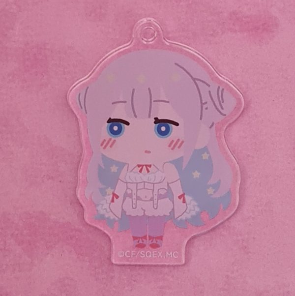 The Magical Girl and the Evil Lieutenant Byakuya Mimori Keychain