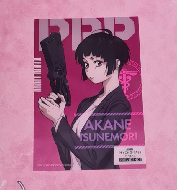 Psycho Pass Akane Tsunemori A6 Clear Card
