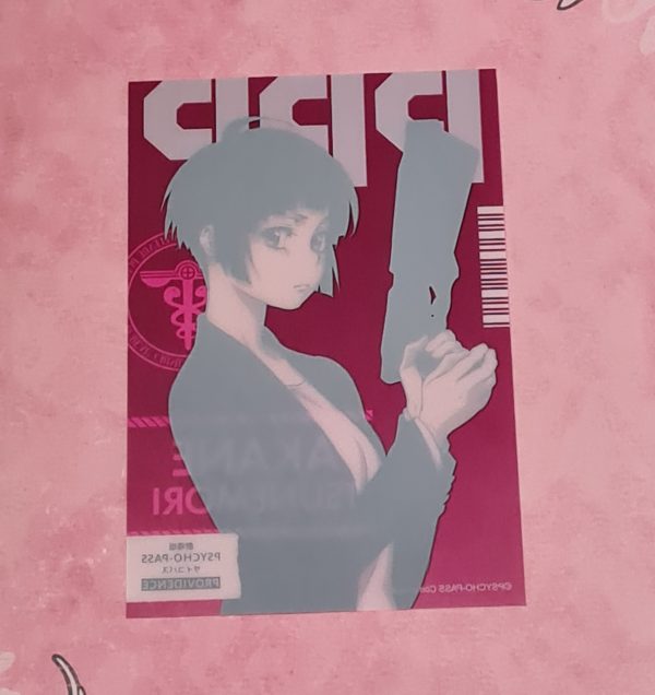 Psycho Pass Akane Tsunemori A6 Clear Card - Image 2