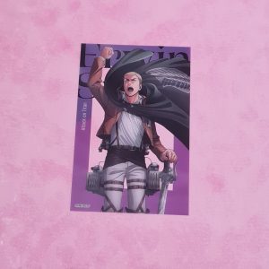 Attack On Titan Erwin Smith Plastic Card