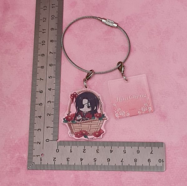 Heaven Official's Blessing Hua Cheng Acrylic Charms Keychain - Image 2