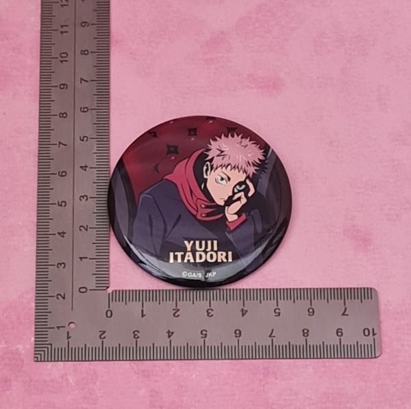 Jujutsu Kaisen Yuji Itadori Coaster Badge - Image 2