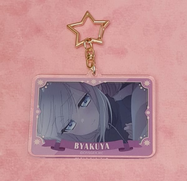 The Magical Girl and the Evil Lieutenant Byakuya Mimori Keychain