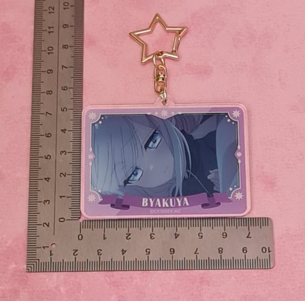 The Magical Girl and the Evil Lieutenant Byakuya Mimori Keychain - Image 2