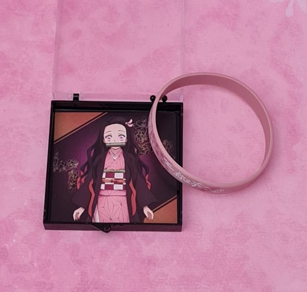 Demon Slayer Nezuko Rubber Bangle - Image 4