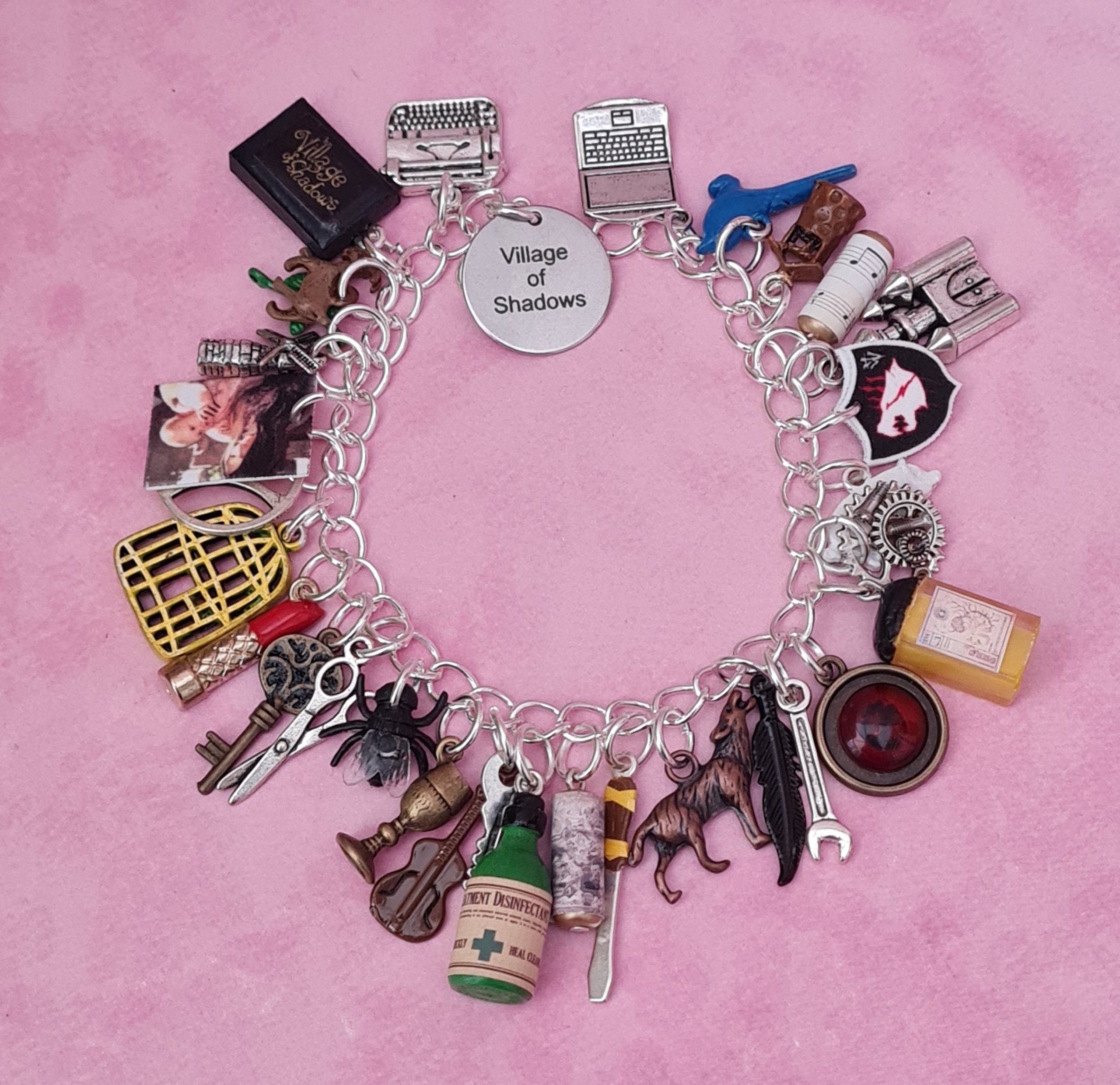 Resident Evil Village of Shadows OOAK Charm Bracelet