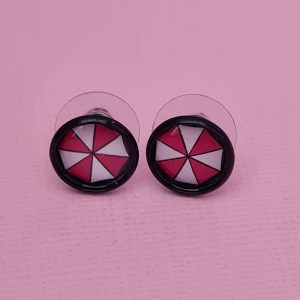Resident Evil Umbrella Corporation Stud Earrings