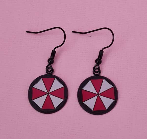 Resident Evil Umbrella Corporation Earrings