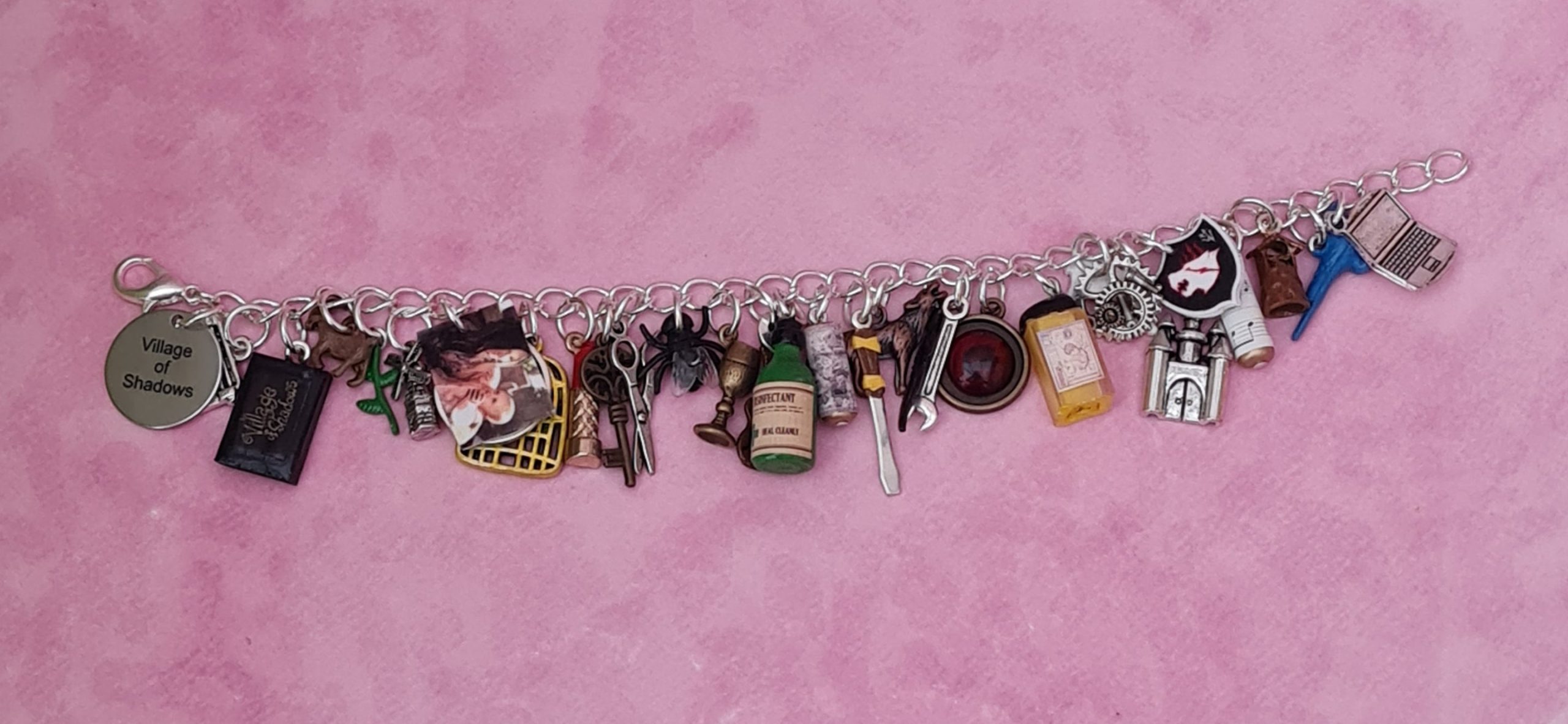 Resident Evil Village of Shadows OOAK Charm Bracelet - Image 2