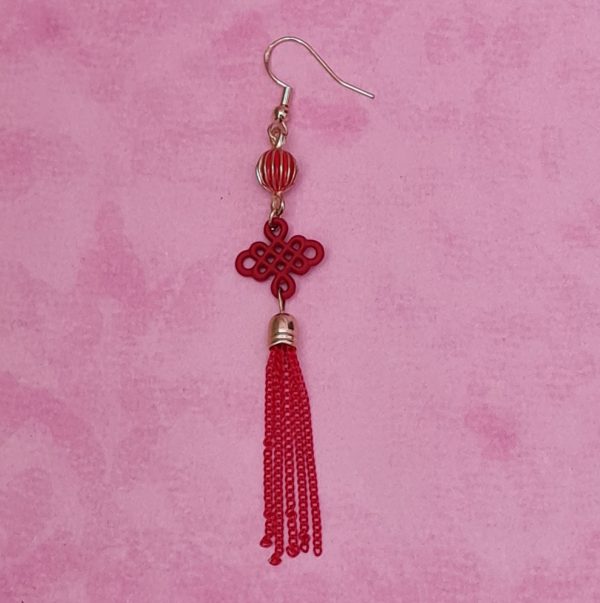 Japanese Lantern Earrings - Image 2