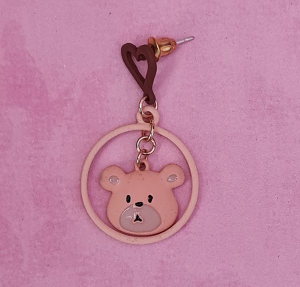 Kawaii Bear Love Earrings - Image 2