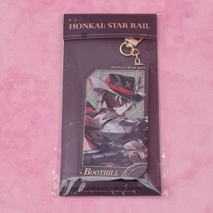 Honkai Star Rail Boothill Glitter Shaker Keychain