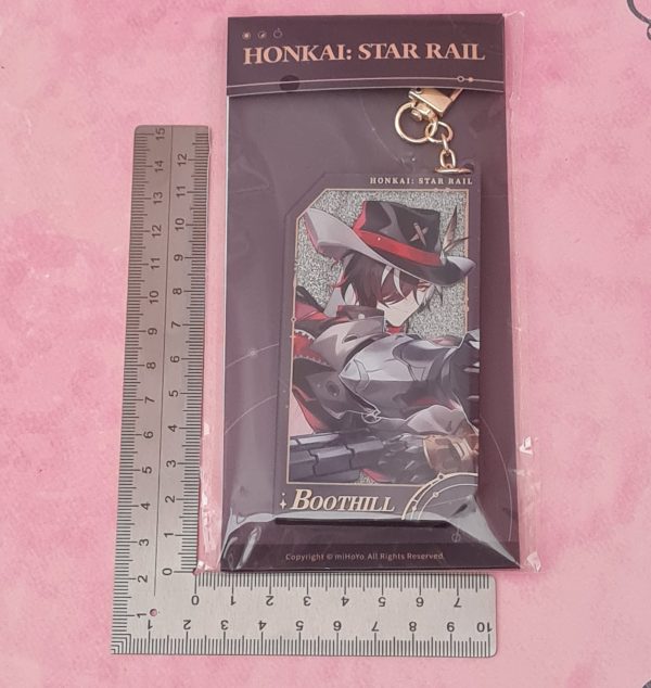 Honkai Star Rail Boothill Glitter Shaker Keychain - Image 2