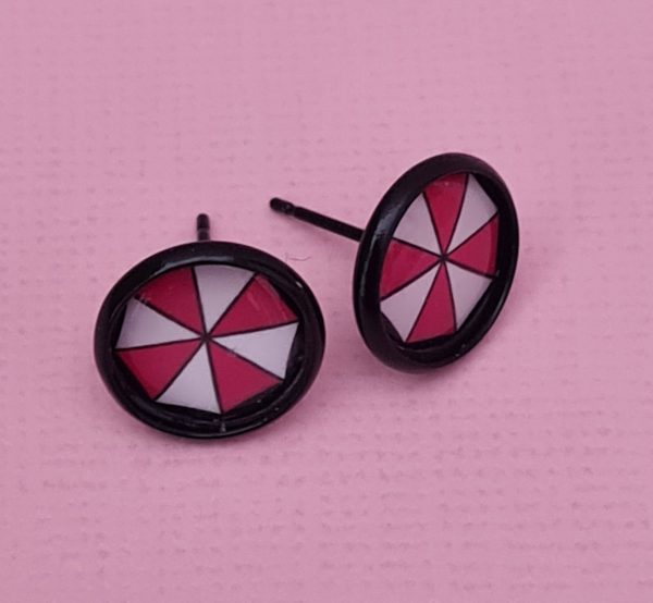 Resident Evil Umbrella Corporation Stud Earrings - Image 3