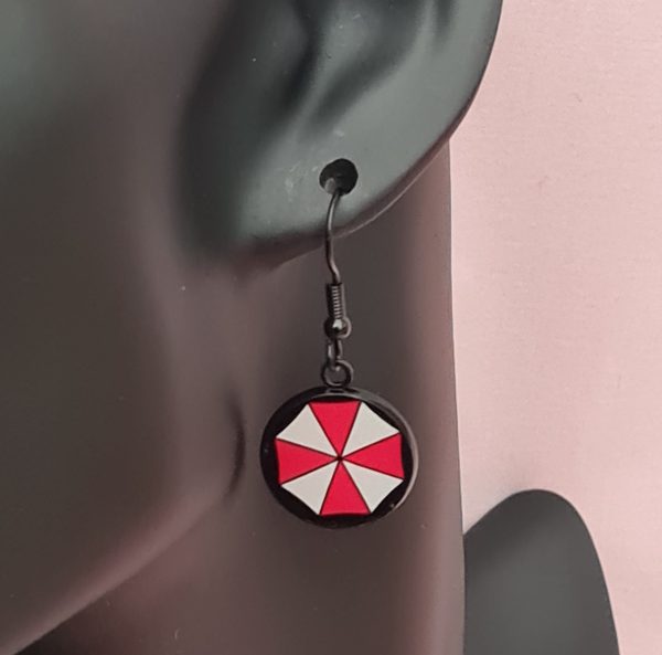 Resident Evil Umbrella Corporation Earrings - Image 3